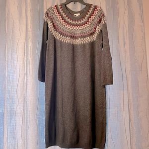 J.Jill Sweater Dress Size: L Petite NWT